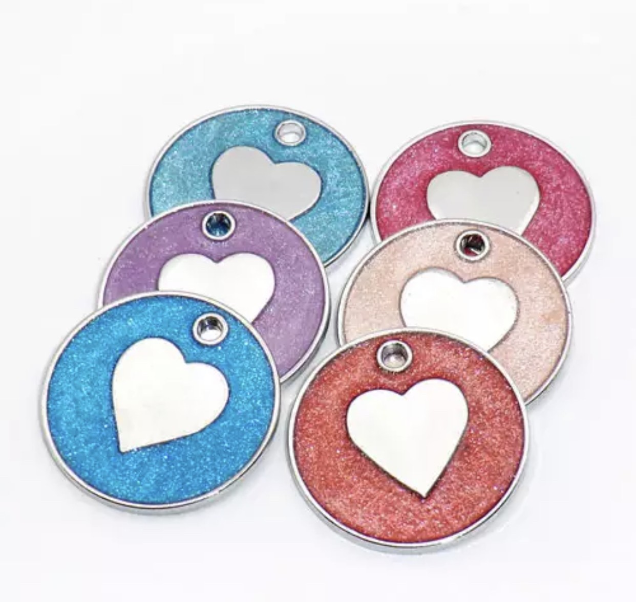 PLACA DE IDENTIFICACION CORAZON PREMIUM