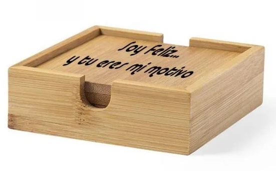 SET POSAVASOS PERSONALIZADO - Imagen 2